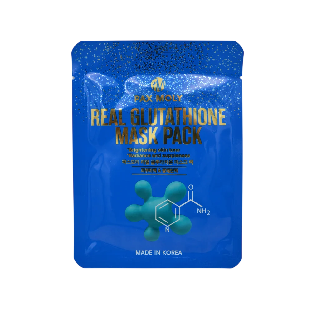 PaxMoly PaxMoly, Real Glutathione, Brightening & Hydrating, Gesichtsmaske, Gesicht, Tag & Nacht, 25 ml Regular