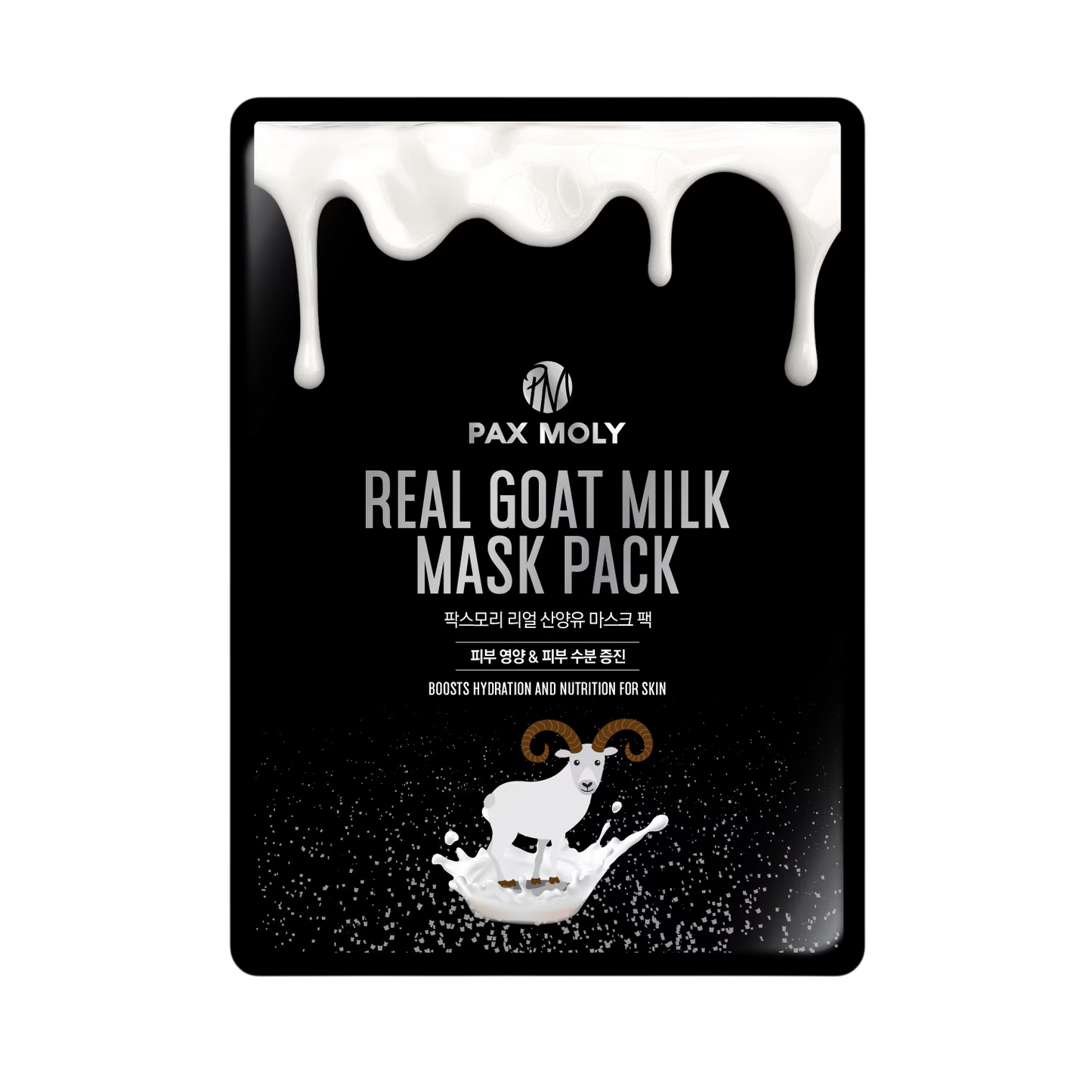 PaxMoly PaxMoly, Real Goat Milk, Feuchtigkeitsspendend und nährend, Gesichtsmaske, Gesicht, Tag & Nacht, 25 ml Regular