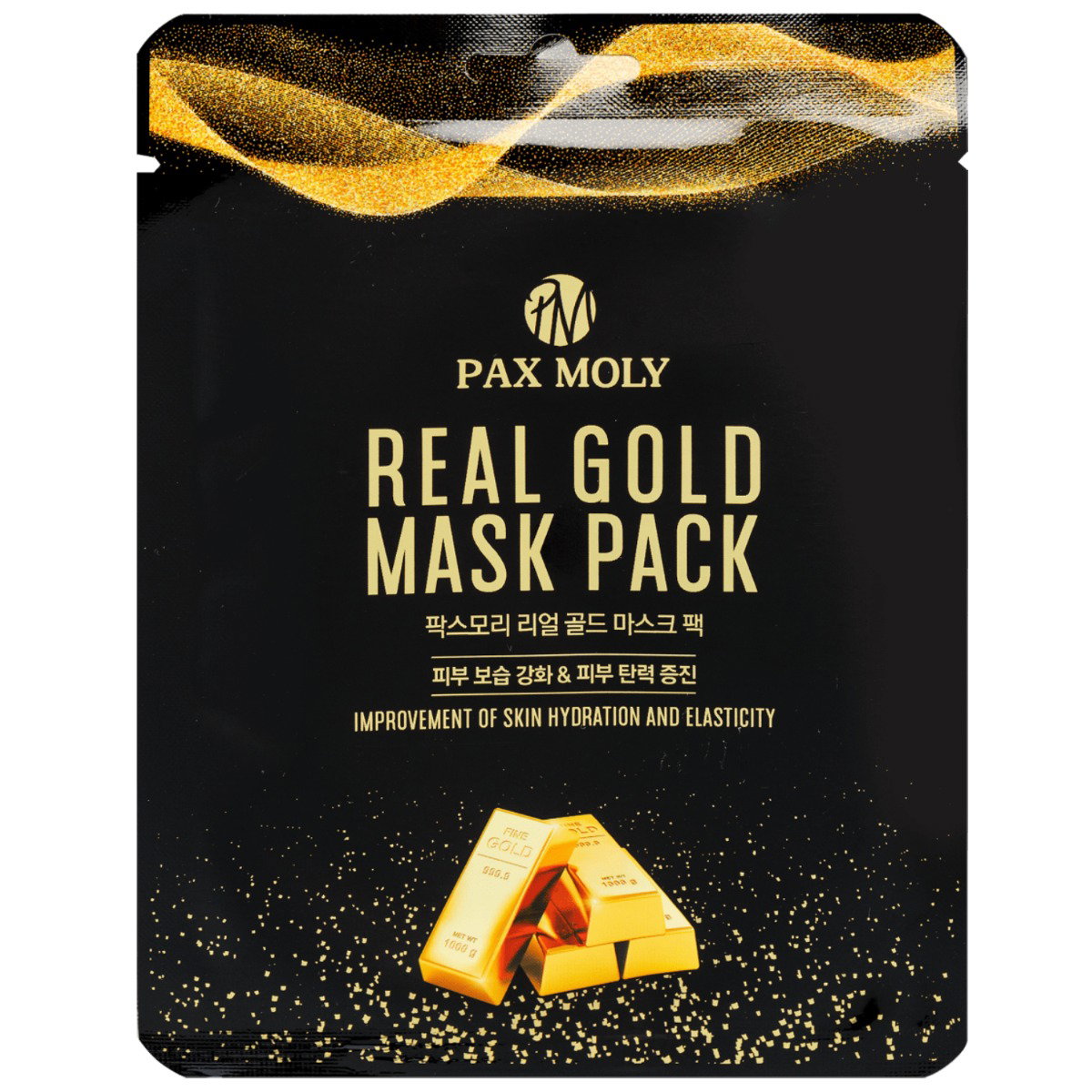 PaxMoly PaxMoly, Real Gold, Hydratisierend, Gesichtsmaske, Für das Gesicht, 25 ml Regular