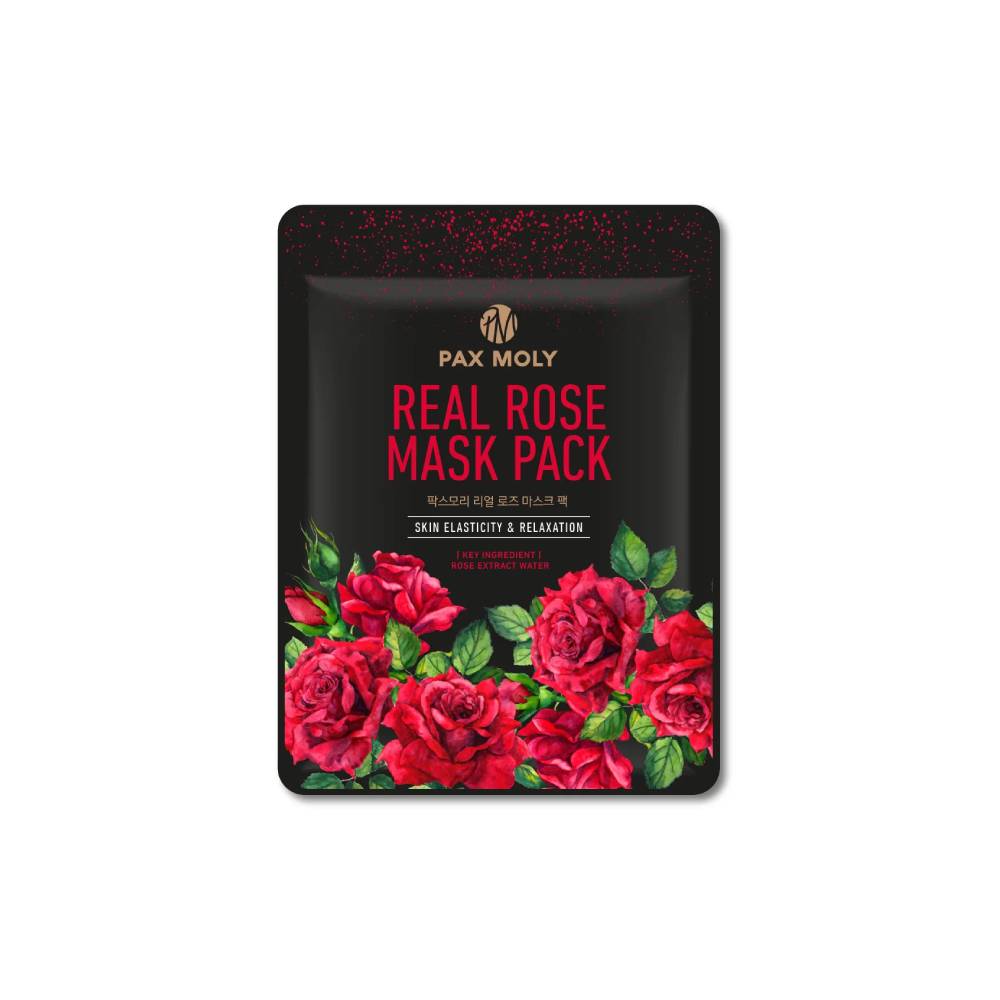 PaxMoly PaxMoly, Real Rose, Feuchtigkeitsspendend & Beruhigend, Gesichtsmaske, Gesicht, Tag & Nacht, 25 ml Regular