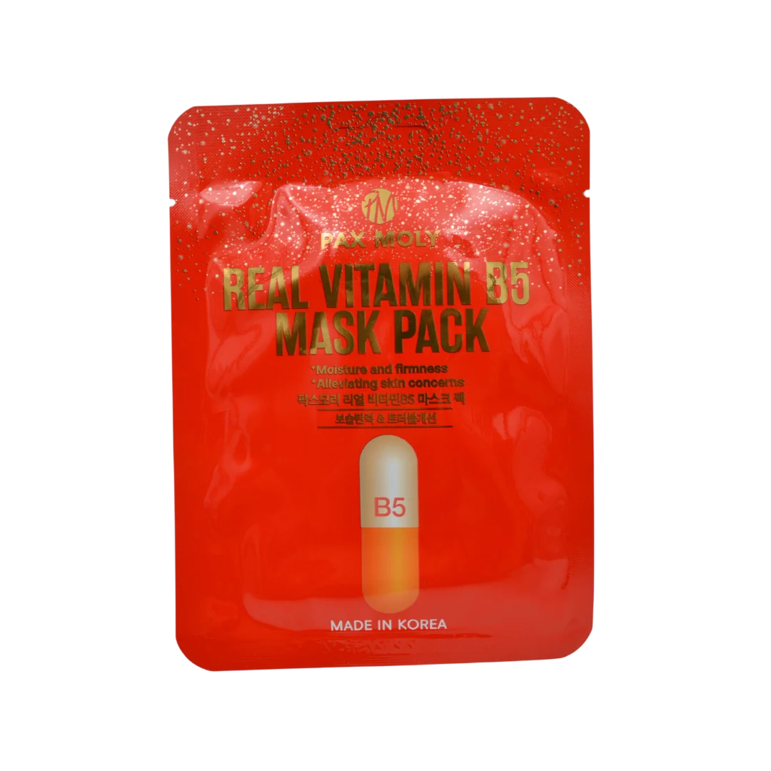 PaxMoly PaxMoly, Real Vitamin B5, Hydrating & Soothing & Repairing, Gesichtsmaske, Gesicht, Tag & Nacht, 25 ml Regular