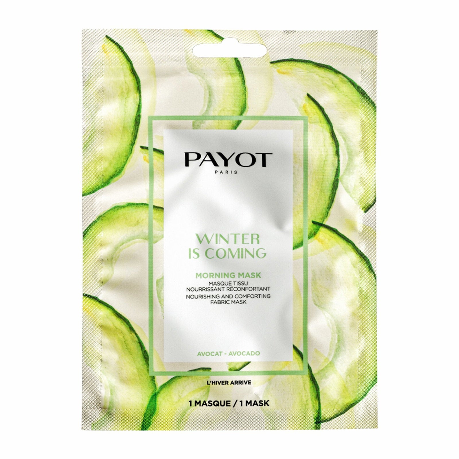 Payot Gesichtsmaske Payot, Winter Is Coming, Avocado Oil, Nourishing, Sheet Mask, For Face, Morning, 19 g Regular