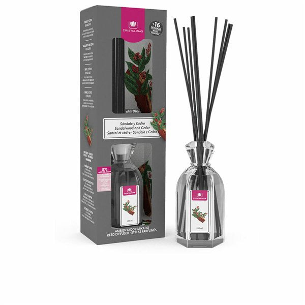CRISTALINAS CRISTALINAS Mikado Ambientador Sandalo-Cedro 180 ml Raumduft Kosmetik