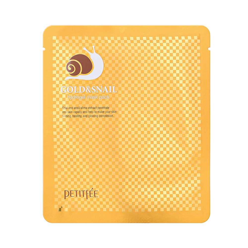 Petitfee Petitfee, Gold & Snail, Festigender Glanz, Gesichtsmaske, Für das Gesicht, 32 g Regular
