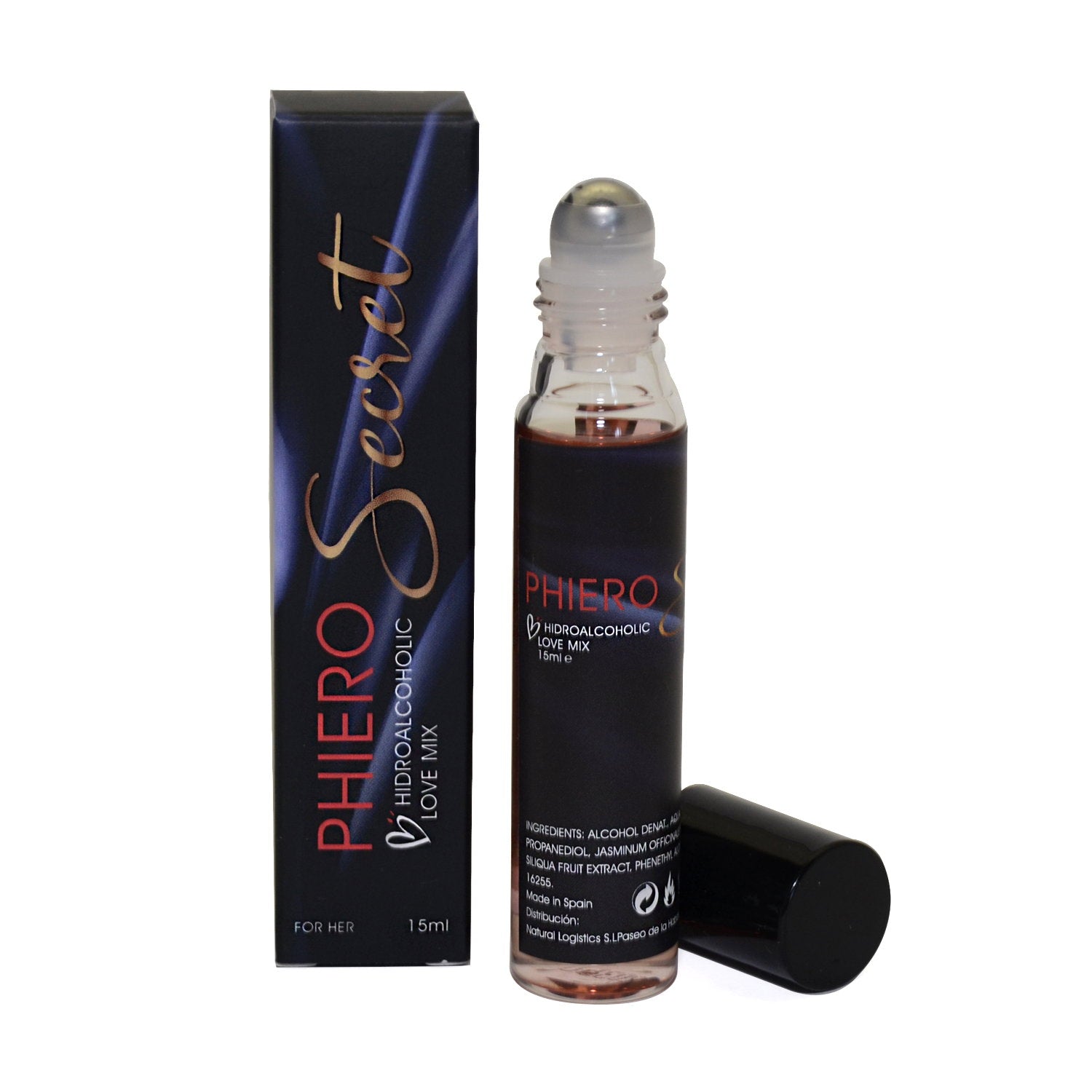 Phiero Phiero, Secret, Pheromonparfüm, Für Frauen, 10 ml Regular