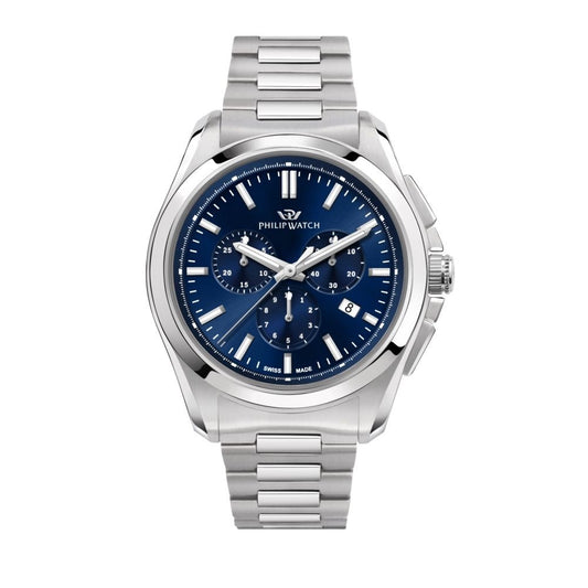 PHILIP WATCH AMALFI Herren Chronograph Armbanduhr aus Silber 925 43 mm R8273618002 – Produktansicht