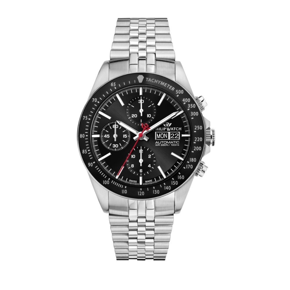 PHILIP WATCH R8243607028 Chronograph Armbanduhr 42 mm Silber ansicht-2