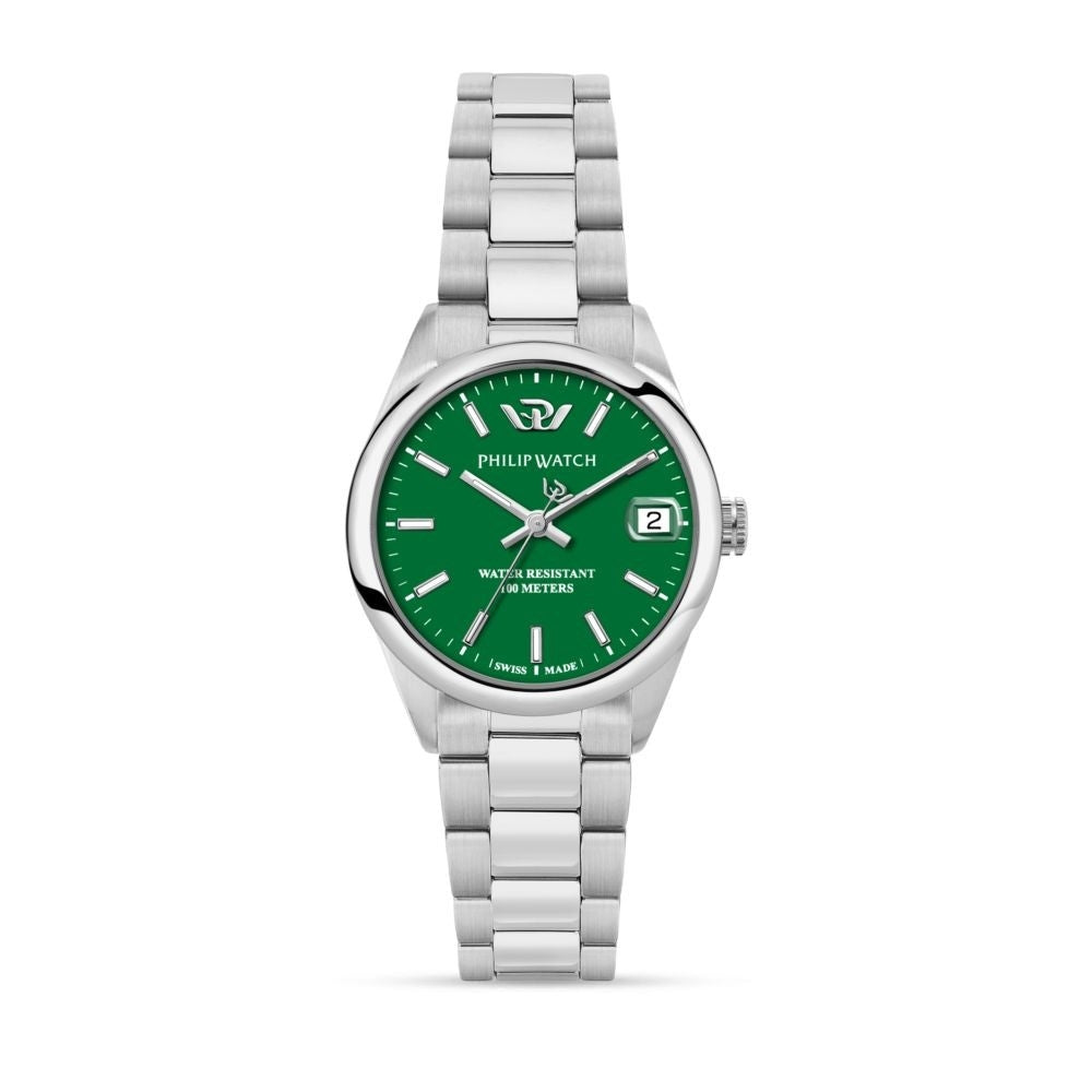 PHILIP WATCH R8253597647 Date Armbanduhr 32 mm Silber ansicht-2