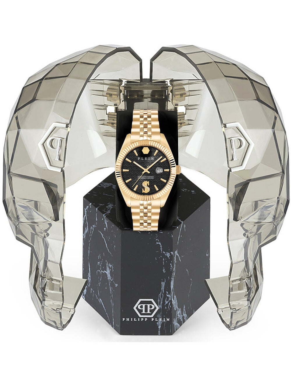 PHILIPP PLEIN DATE SUPERLATIVE PWMFA1025 Analoguhr Armbanduhr 24 mm ansicht-3