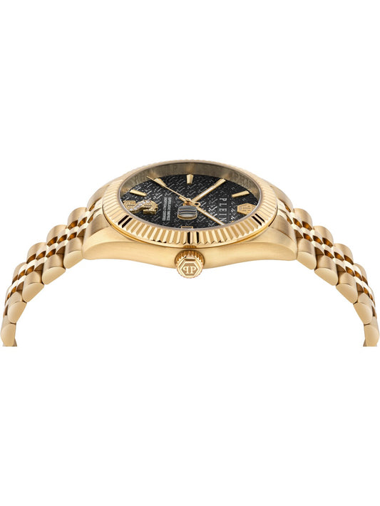 PHILIPP PLEIN DATE SUPERLATIVE PWMFA1025 Analoguhr Armbanduhr 24 mm