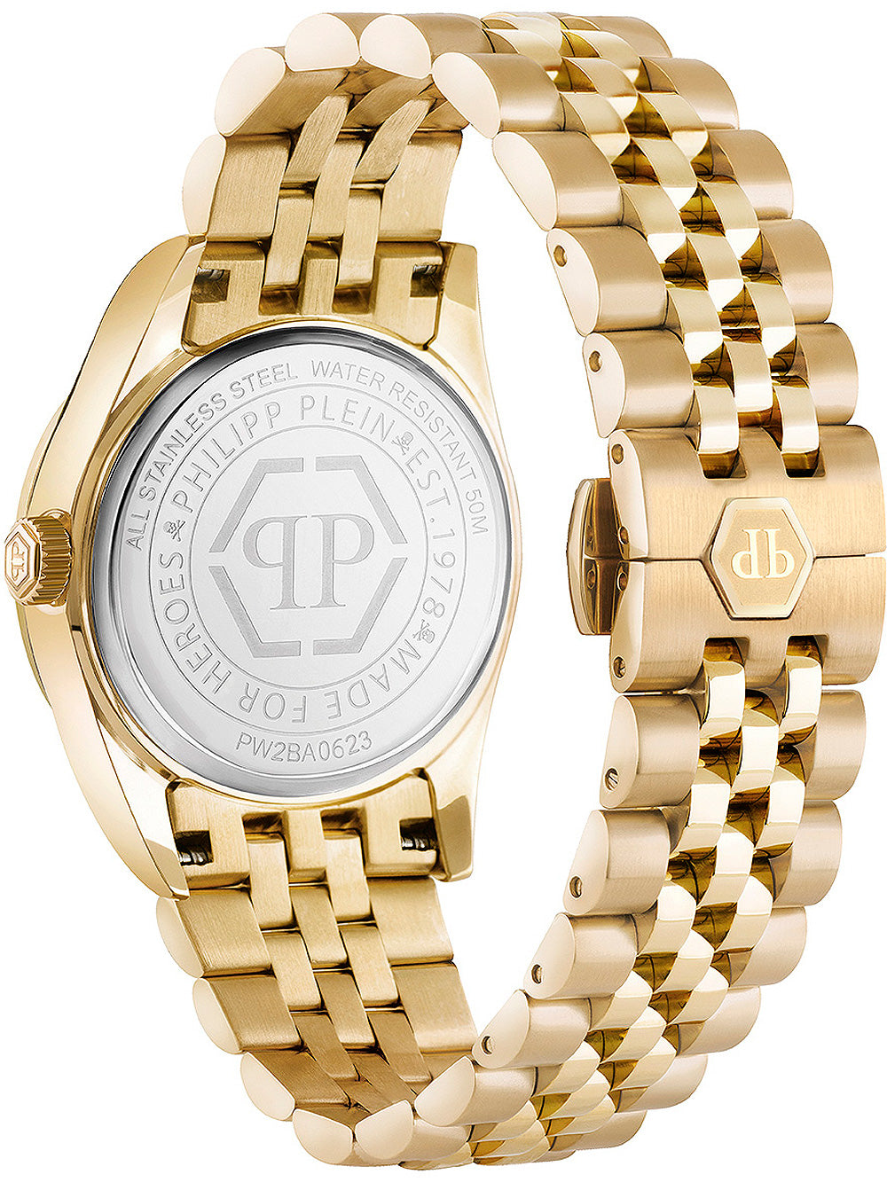 PHILIPP PLEIN DATE SUPERLATIVO PW2BA0623 Chronograph Armbanduhr 19 mm ansicht-2