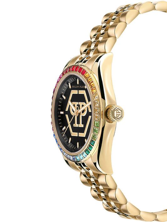 PHILIPP PLEIN DATE SUPERLATIVO PW2BA0623 Chronograph Armbanduhr 19 mm