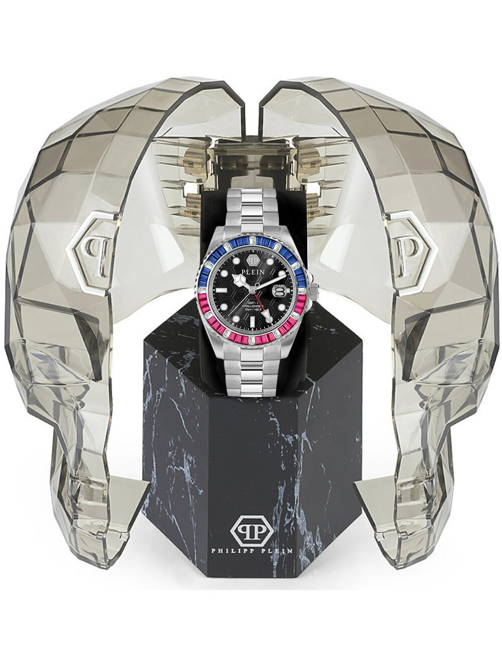PHILIPP PLEIN GMT-I CHALLENGER PWPZA0124 Analoguhr Armbanduhr 19 mm ansicht-3