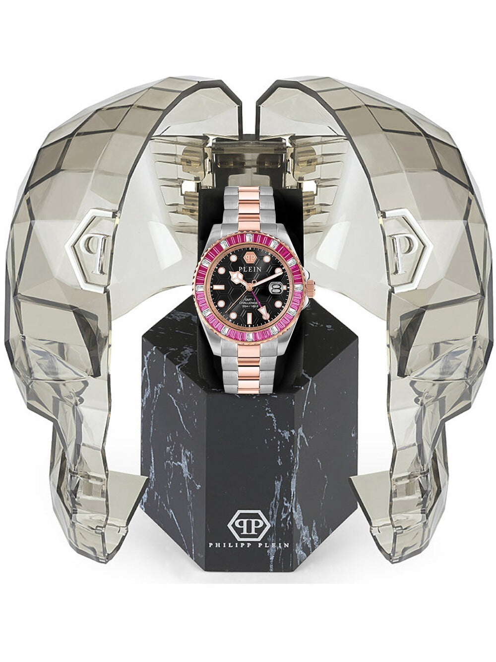 PHILIPP PLEIN GMT-I CHALLENGER PWPZA0424 Analoguhr Armbanduhr 20 mm ansicht-3