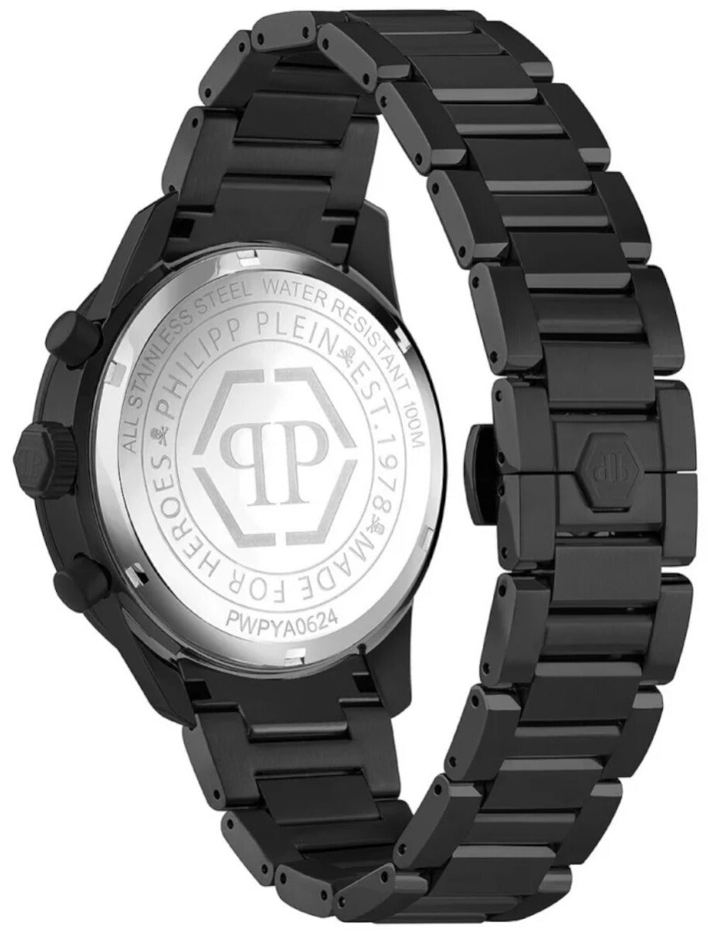 PHILIPP PLEIN PLEINMETER SUPERLATIVE PWPYA0624 Analoguhr Armbanduhr 19 mm ansicht-2
