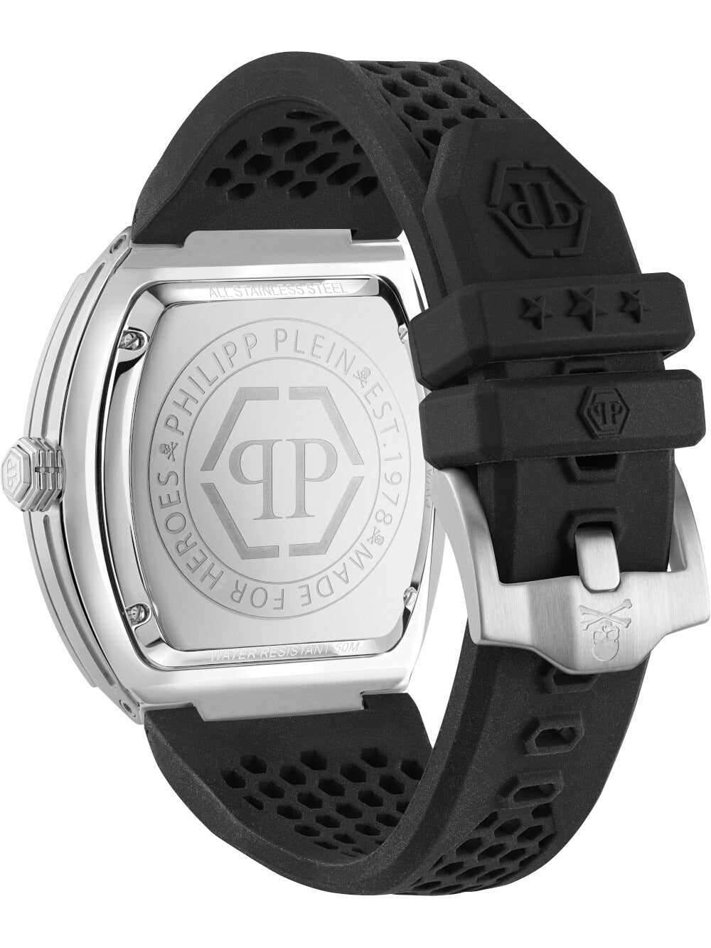 PHILIPP PLEIN THE HEXAGON PHANTOM PWPUA0524 Analoguhr Armbanduhr 19 mm ansicht-2