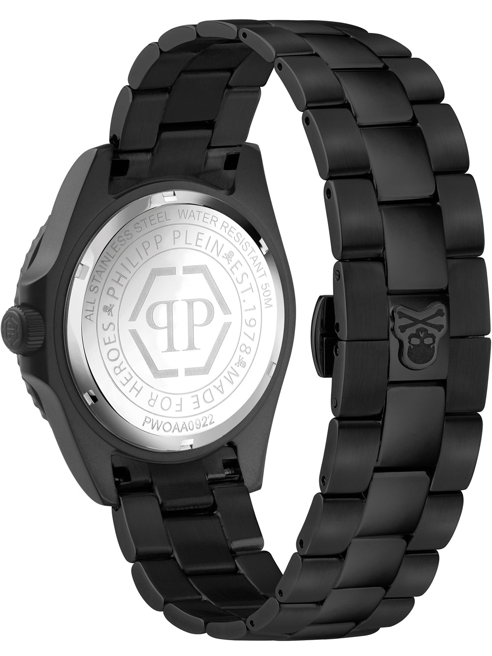 PHILIPP PLEIN THE SKULL DIVER PWOAA0922 Analoguhr Armbanduhr 38 mm ansicht-2