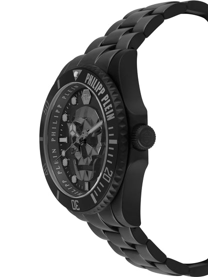 PHILIPP PLEIN THE SKULL DIVER PWOAA0922 Analoguhr Armbanduhr 38 mm