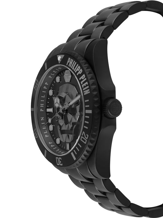 PHILIPP PLEIN THE SKULL DIVER PWOAA0922 Analoguhr Armbanduhr 38 mm