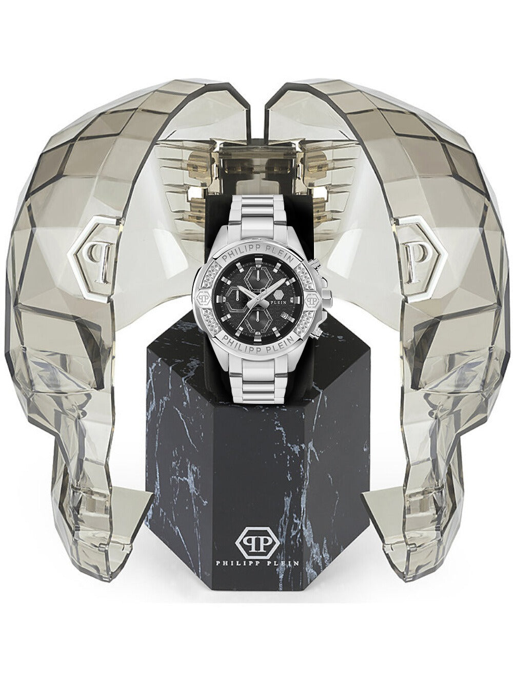 PHILIPP PLEIN THE SKULL PWWFA0425 Chronograph Armbanduhr 19 mm ansicht-3