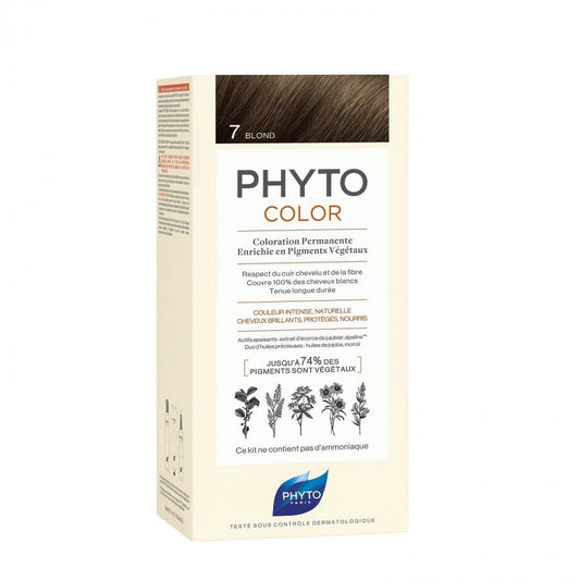Phyto Phyto, Color, Permanente Haarfarbe, 7 , 50 ml Regular