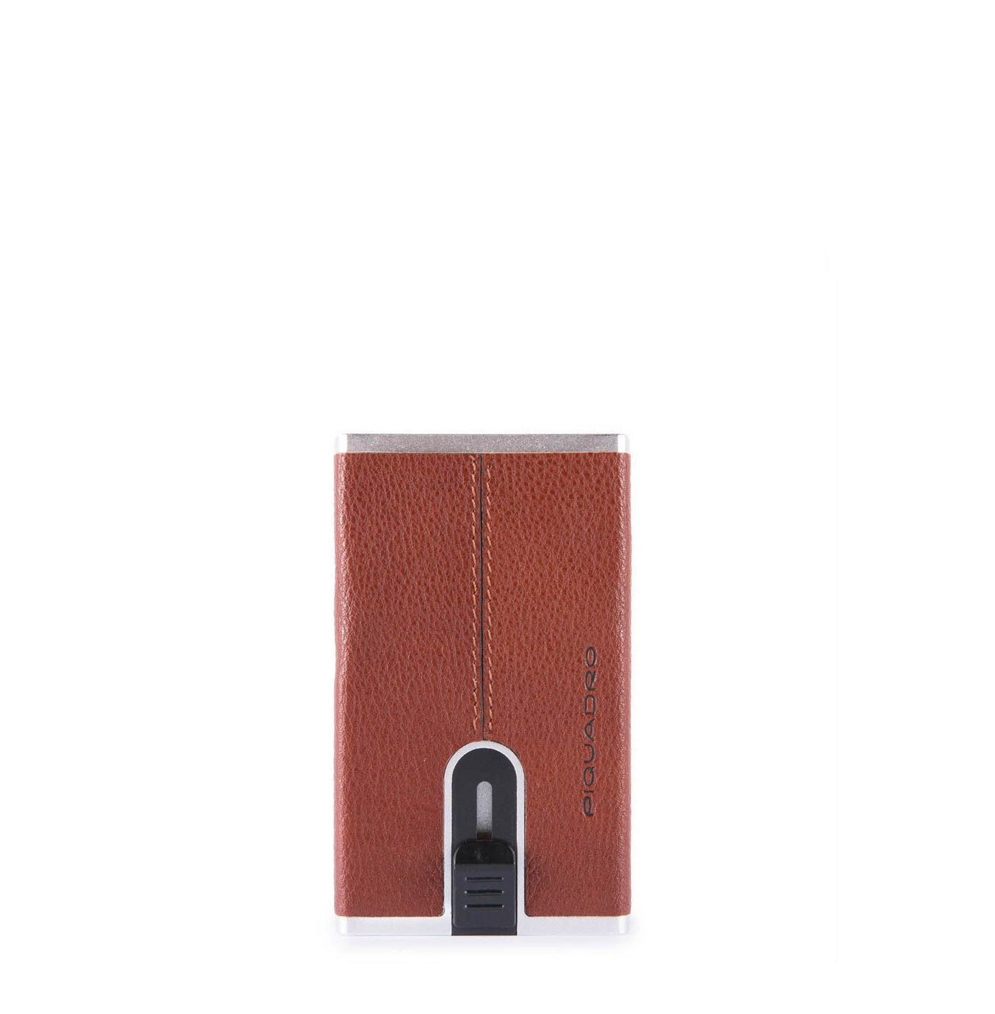 Piquadro Blue Square Leder-Kartenhalter Braun – Eleganter Kartenhalter für Herren