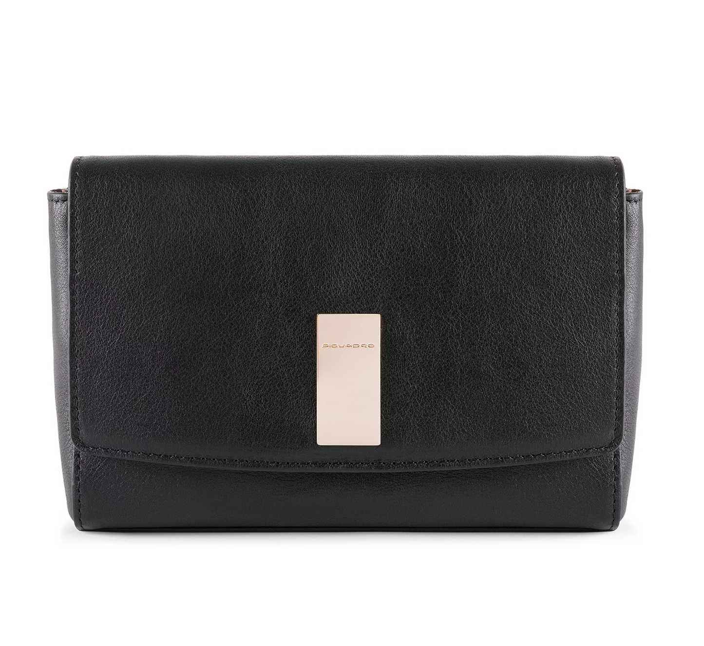 Piquadro, Dafne, Lederhandtasche, RFID-System, Schwarz, 19 cm