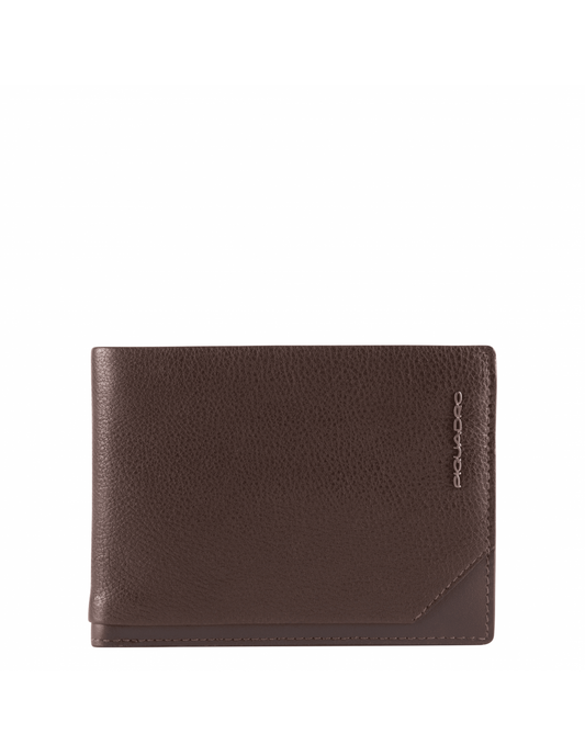 Piquadro Piquadro, Tallin, Lederbrieftasche, Schlüsselhalter, Braun, Für Männer Regular