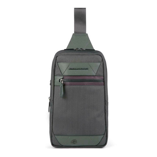 Piquadro Piquadro, Piquadro, Leder-Rucksack, Militärgrün, Umhängetasche, Für Männer Regular