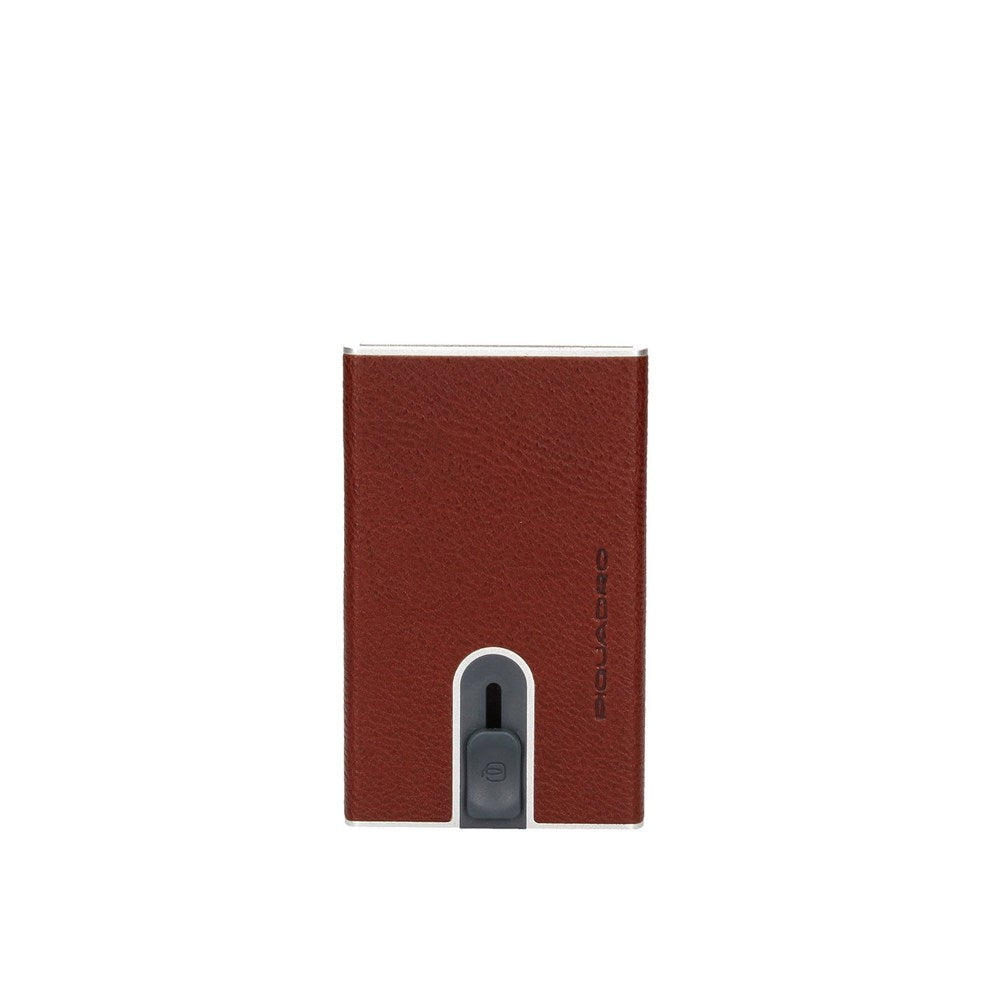 Piquadro, Piquadro, Leder-Kartenhalter, Burgund, Unisex