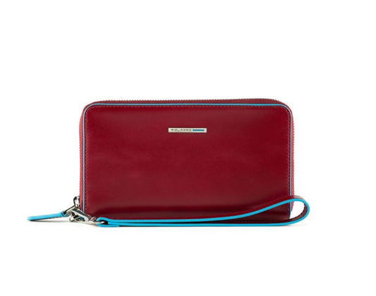 Piquadro Piquadro, Blue Square, Lederbrieftasche, Rot, Für Frauen Regular