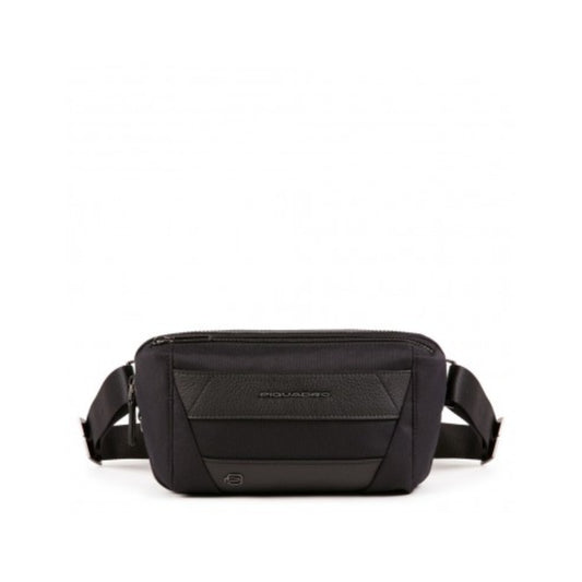 Piquadro Piquadro, Trakai, Ledergürteltasche, Schwarz, 27 x 14,5 x 7,5 cm, Für Männer Regular
