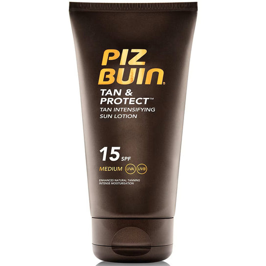 Piz Buin Piz Buin, Tan & Protect, Beschleunigt die natürliche Bräunung, Sonnencreme, SPF 15, 150 ml Regular