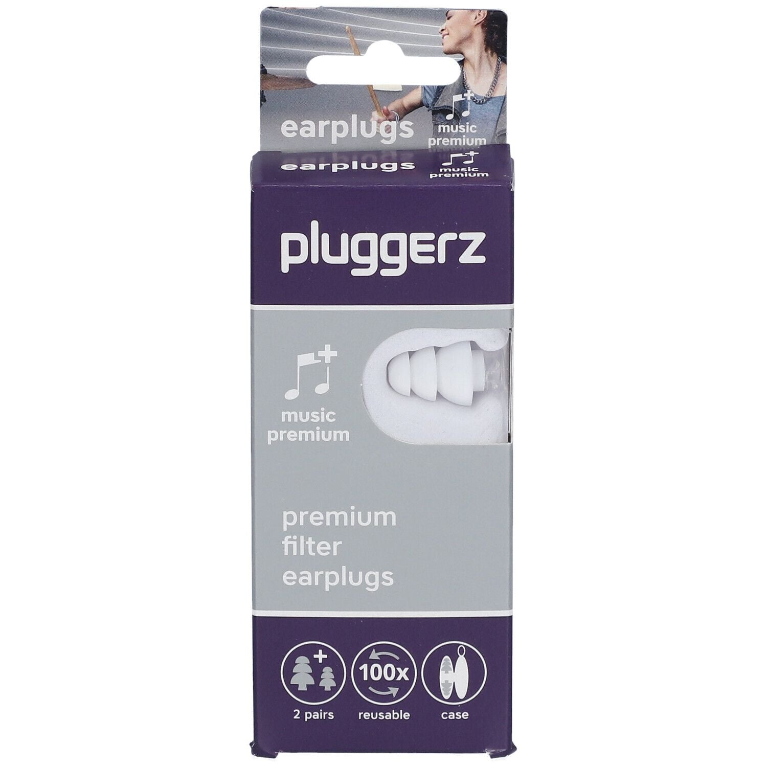 Pluggerz Pluggerz, Pro, Ohrstöpsel, 4 stk Regular