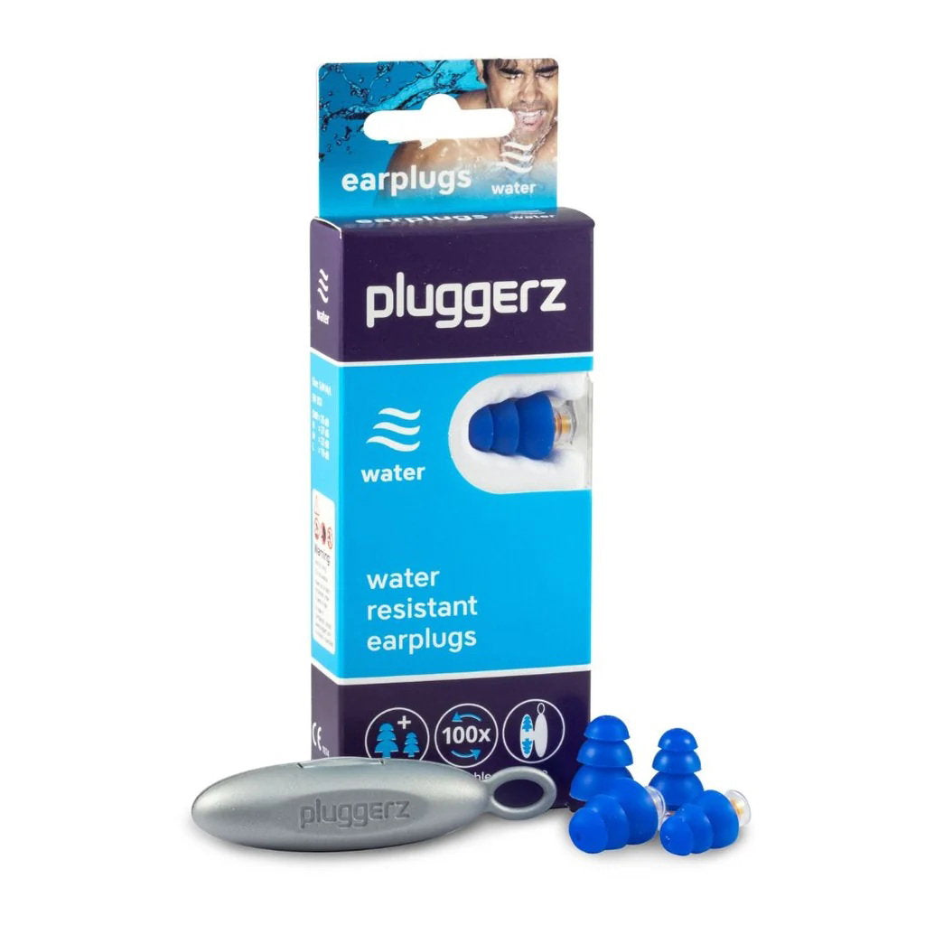 Pluggerz Symphonya Pluggerz, Water, 4 pcs, Adults & Kids, Swimming Earplugs, Earplugs, 4 stk Regular