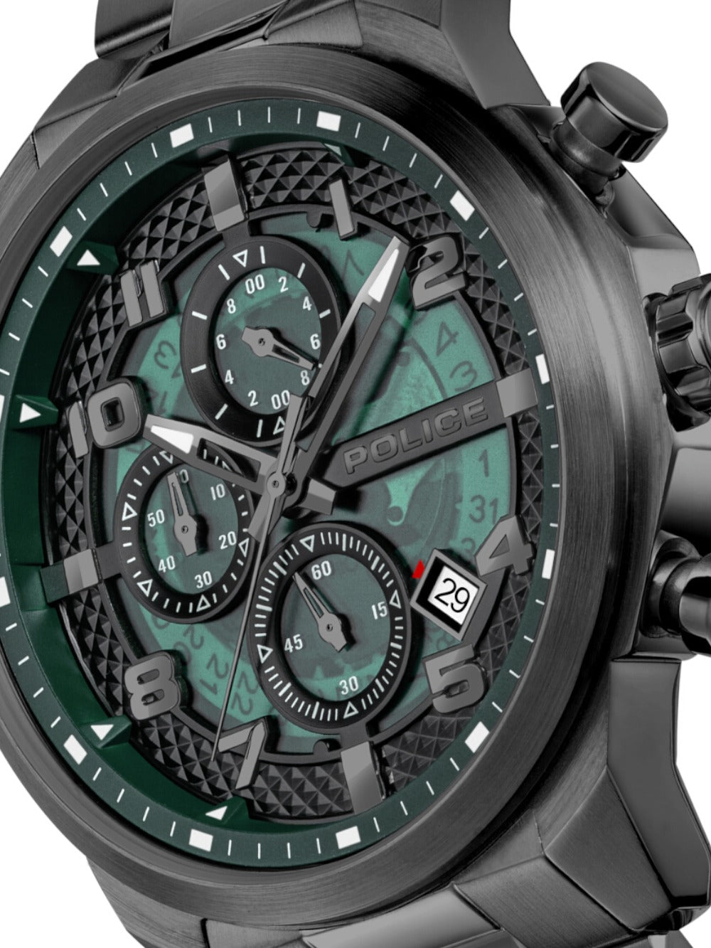 POLICE PEWGK0053903-SET Chronograph Armbanduhr 46 mm ansicht-2