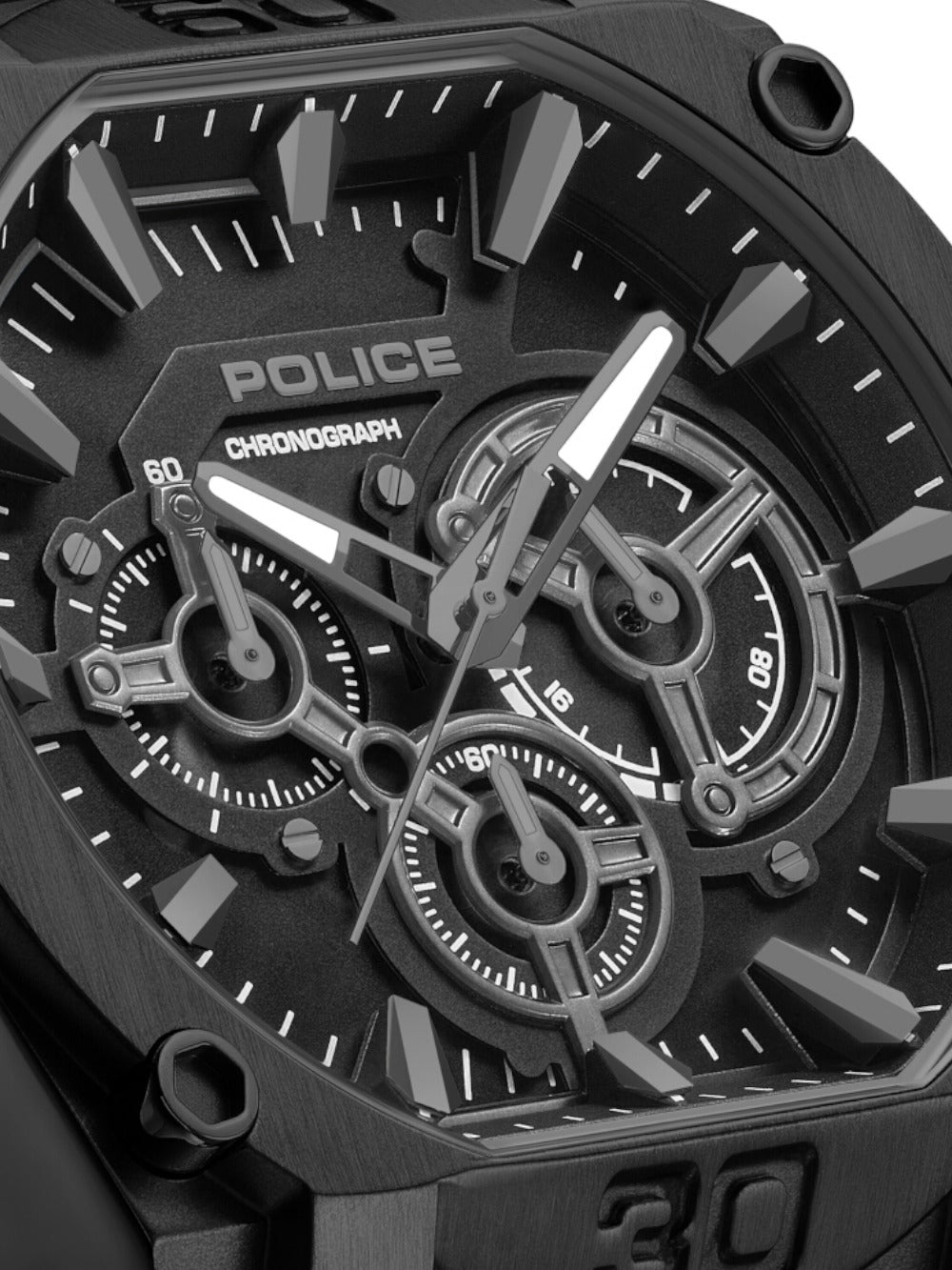 POLICE PEWGO0092901 Chronograph Armbanduhr 34 mm ansicht-2