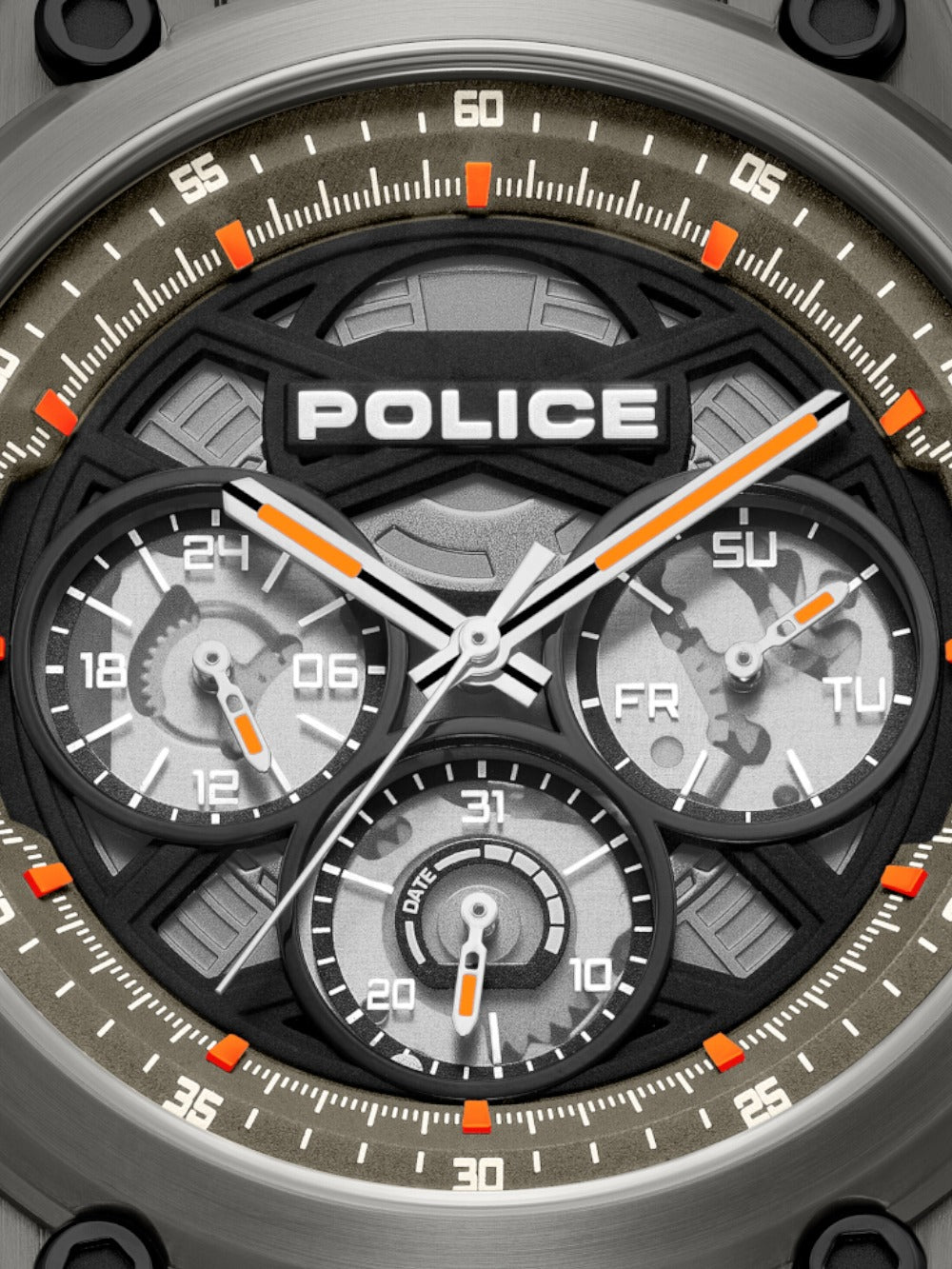 POLICE PEWGQ0093802 Analoguhr Armbanduhr 46 mm ansicht-2