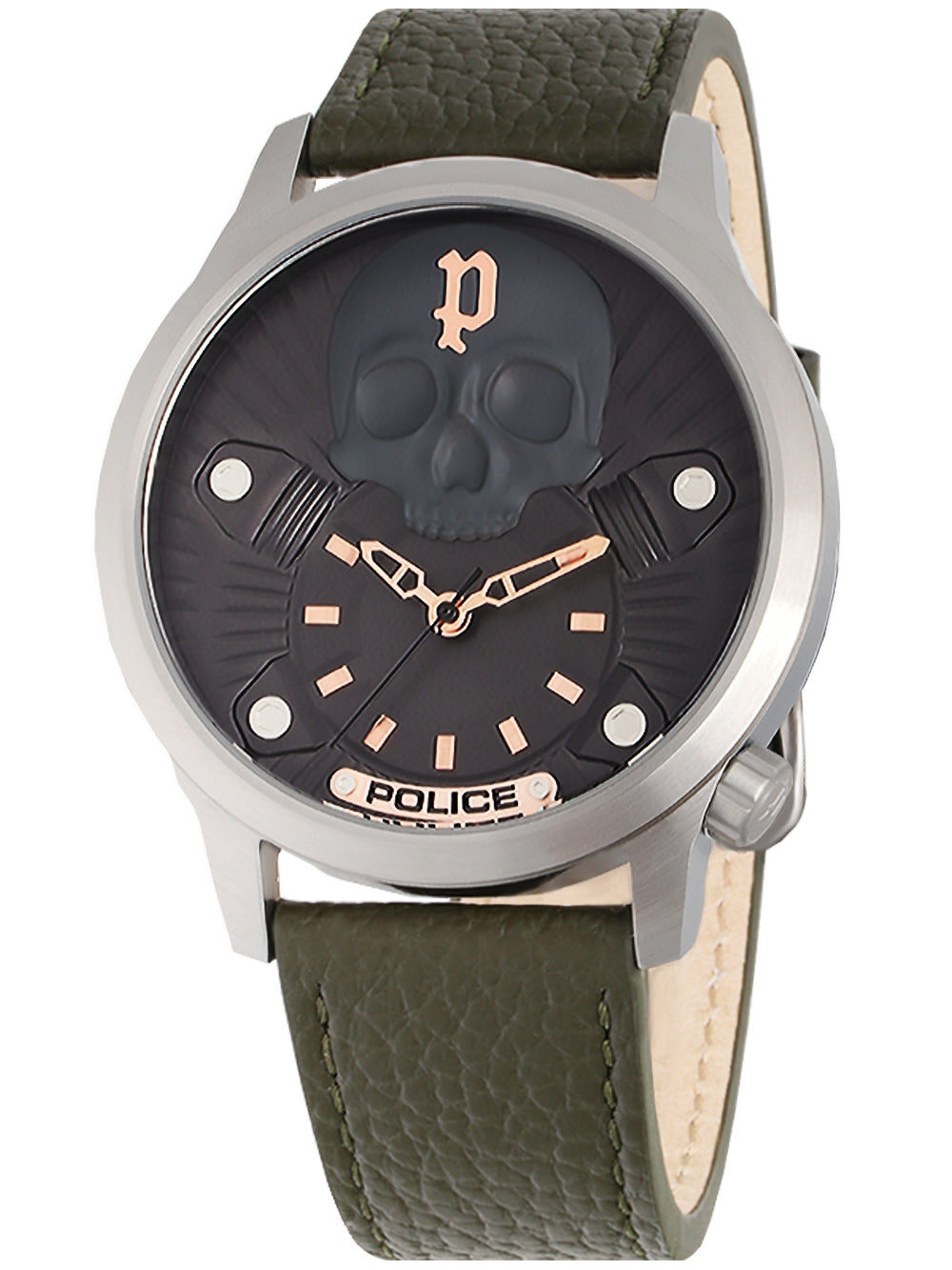 POLICE PEWJA2227703 Analoguhr Armbanduhr 43 mm ansicht-2
