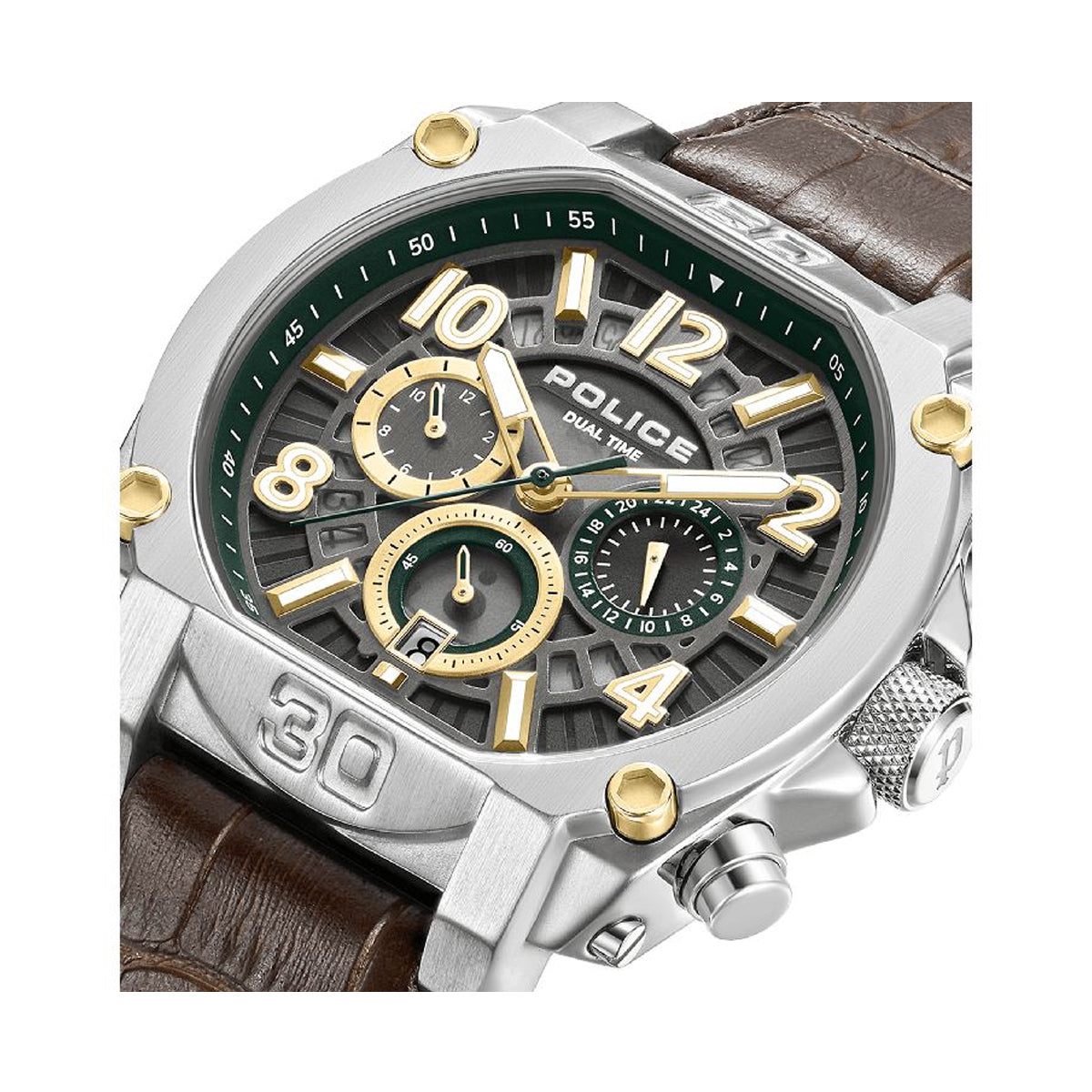 POLICE PEWJF0021902 Chronograph Armbanduhr 43 mm ansicht-2