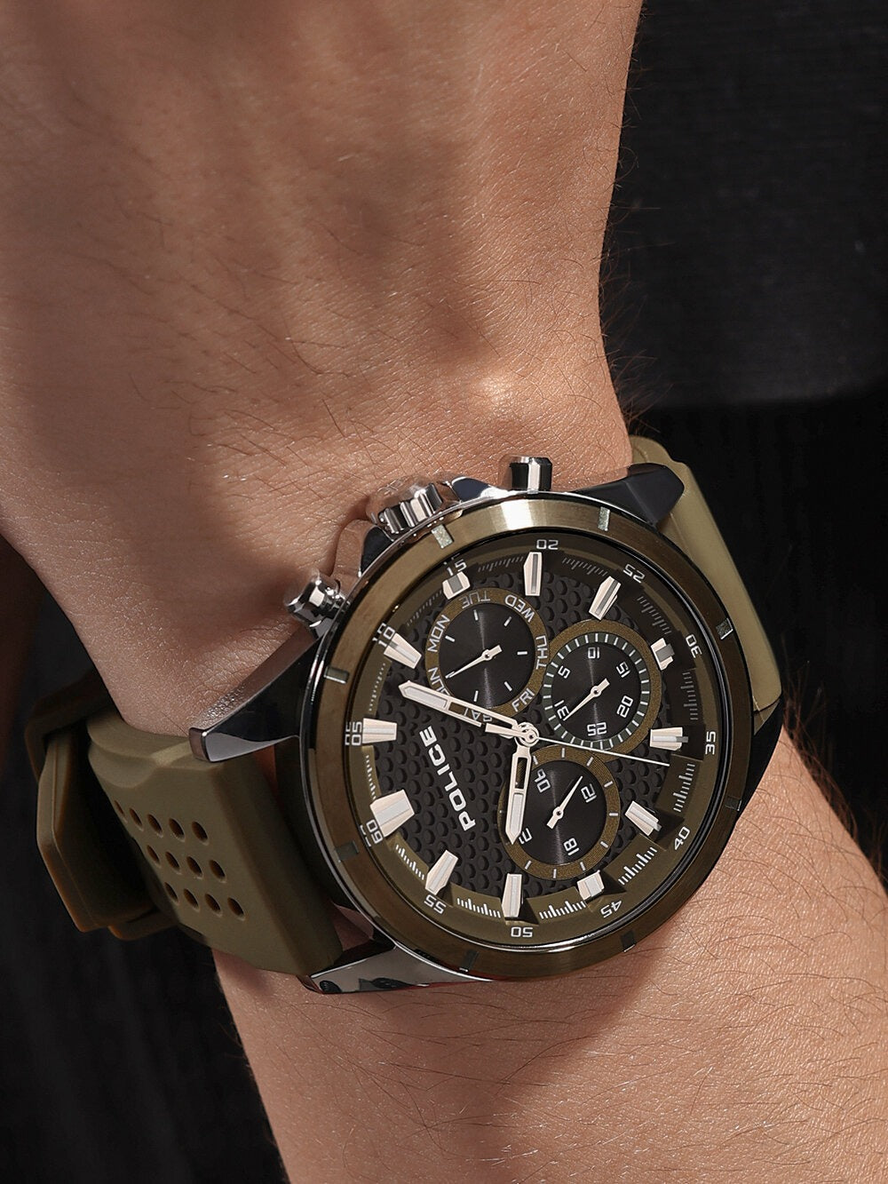 POLICE PEWJQ2204111M Chronograph Armbanduhr 46 mm ansicht-3