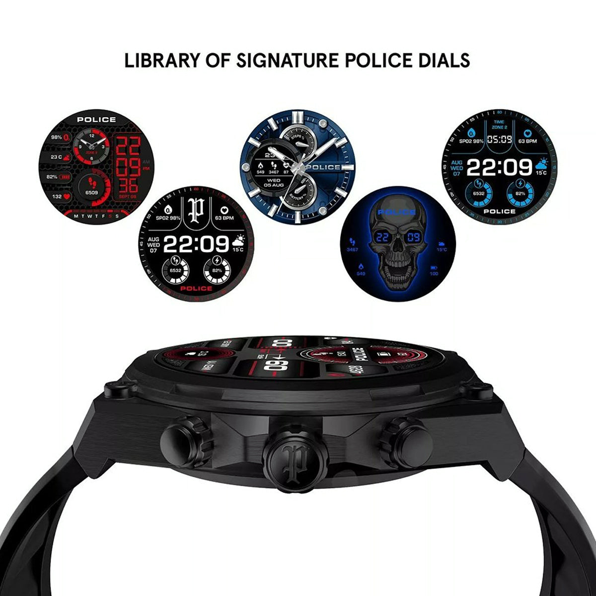 POLICE SMARTWATCH PEIUN00003X2 Armbanduhr ansicht-3