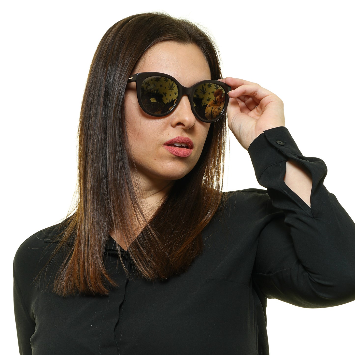 POLICE SUN SPL408E546XKL Sonnenbrille Rot ansicht-3