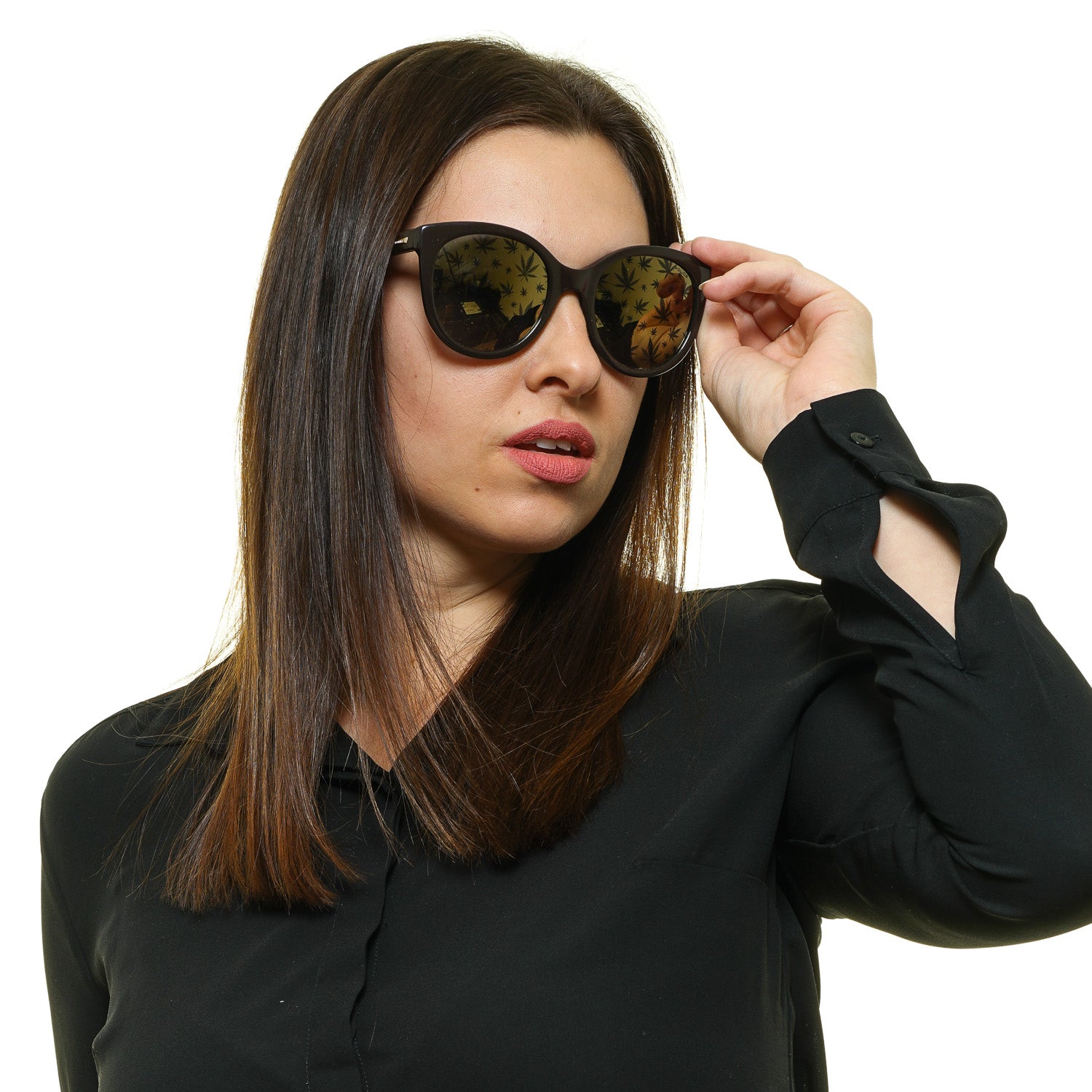 POLICE SUN SPL408E546XKL Sonnenbrille Rot ansicht-3