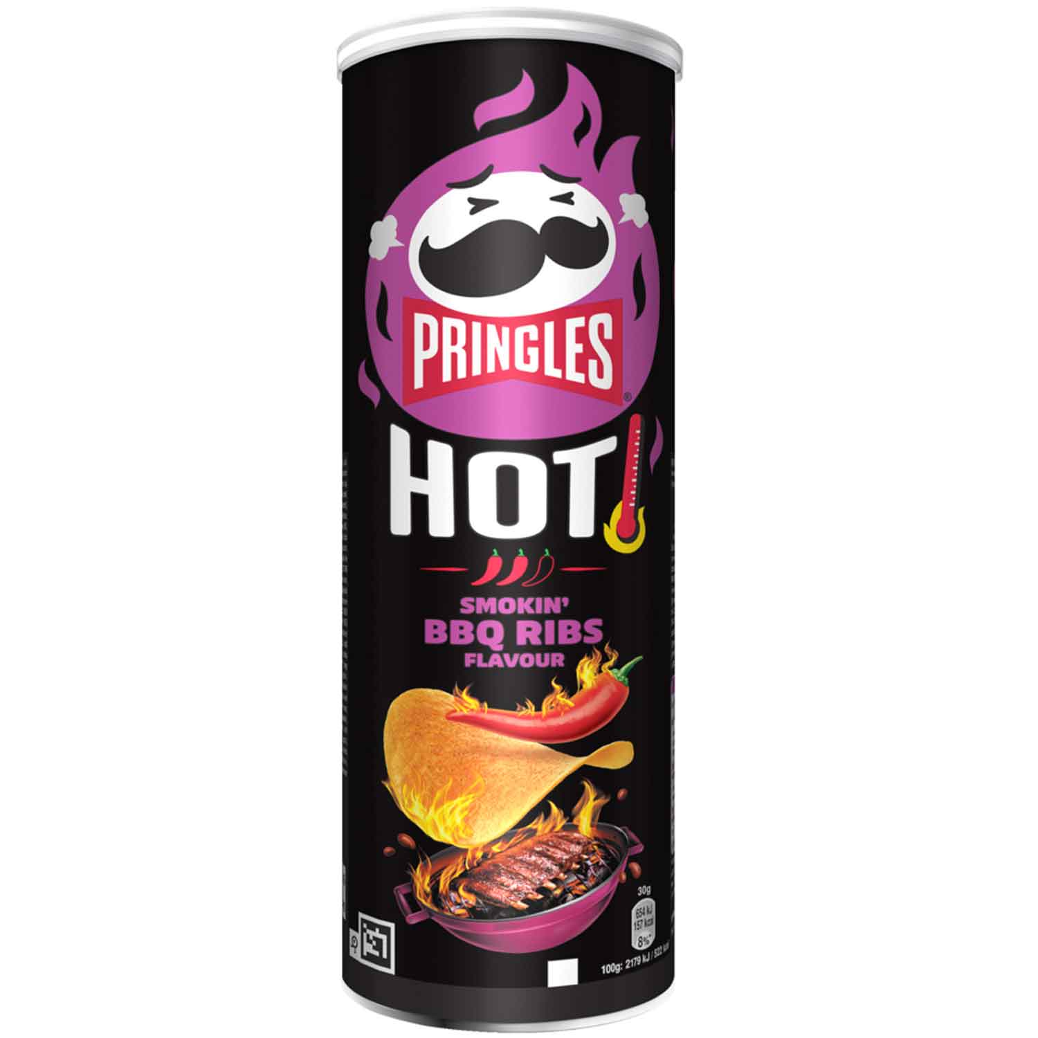 Pringles Hot Smokin' BBQ Ribs 160g Stapelchips mit Barbecue-Geschmack - Candyshop.ch
