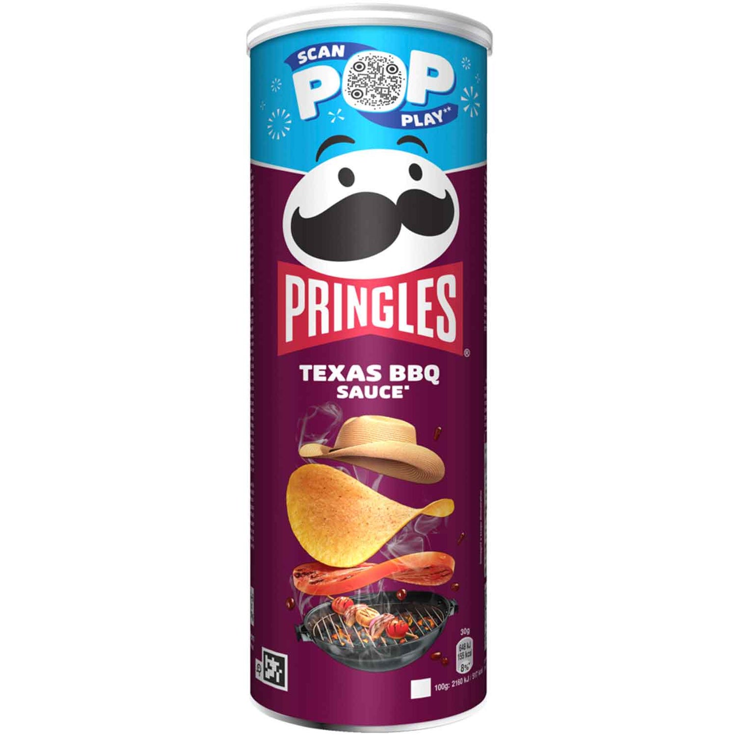 Pringles Texas BBQ Sauce 165g Kartoffelsnack mit Barbecue-Geschmack - Candyshop.ch