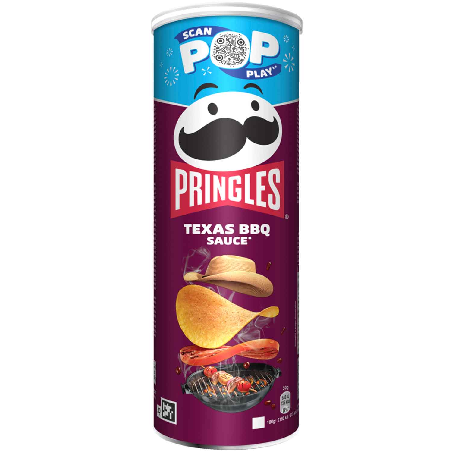 Pringles Texas BBQ Sauce 165g Kartoffelsnack mit Barbecue-Geschmack - Candyshop.ch