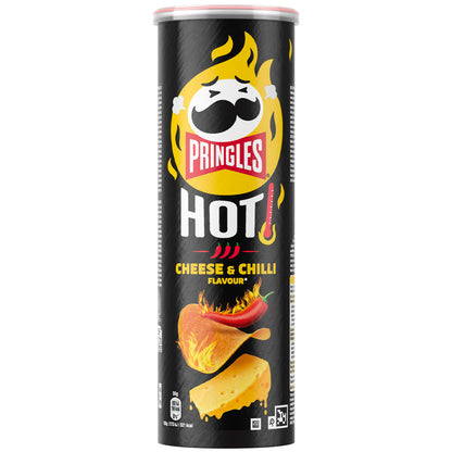 Pringles Hot Cheese & Chilli 160g  Stapelchips mit Käse- und Chiligeschmack