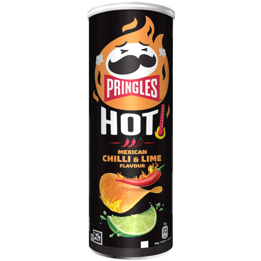 Pringles Hot Mexican Chilli and Lime 160g Stapel-Chips mit Chili- und Limettengeschmack - Candyshop.ch