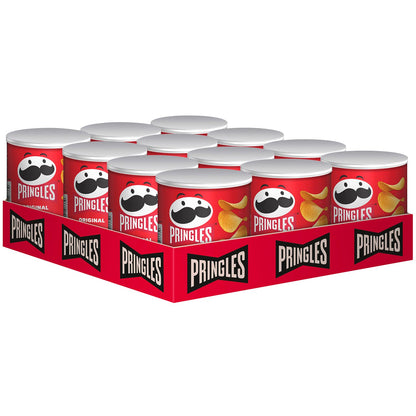 Pringles Original 40g  Portionspack mit Stapelchips. Für Veganer geeignet.